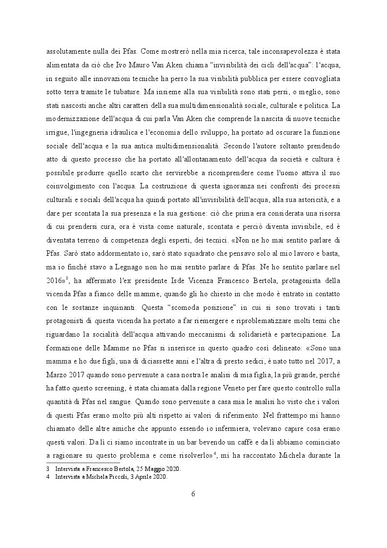 Anteprima della tesi: La salute al contrario. Mamme no pfas e il disastro nel contesto veneto, Pagina 5