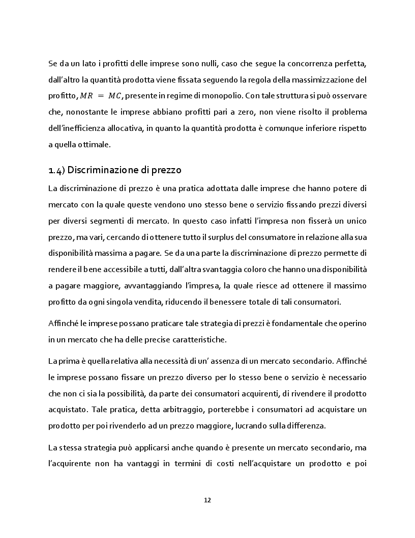 Estratto dalla tesi: Il caso Ryanair: strategie di prezzo e pratiche discriminatorie