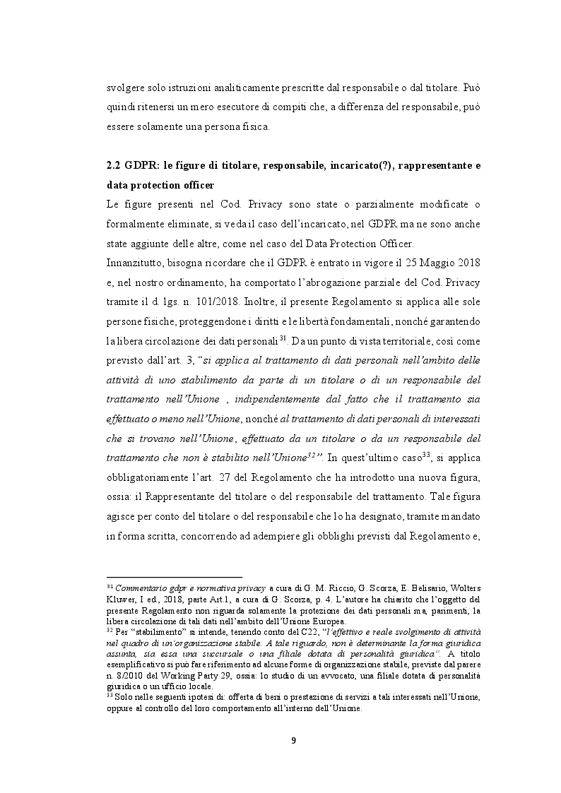 Estratto dalla tesi: Aspetti problematici del data breach e rischi derivanti dallo human factor