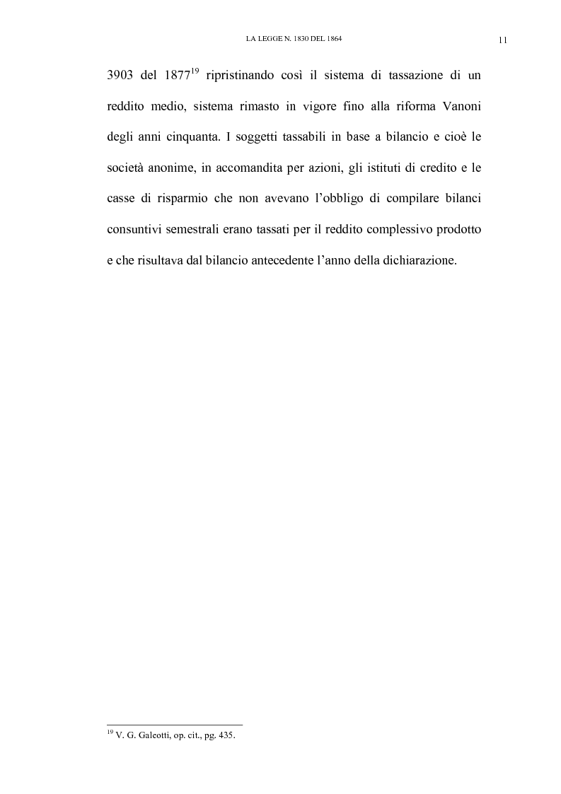 Anteprima della tesi: Nascita e linee evolutive dell'imposta sul reddito d'impresa dal 1864 ad oggi, Pagina 11