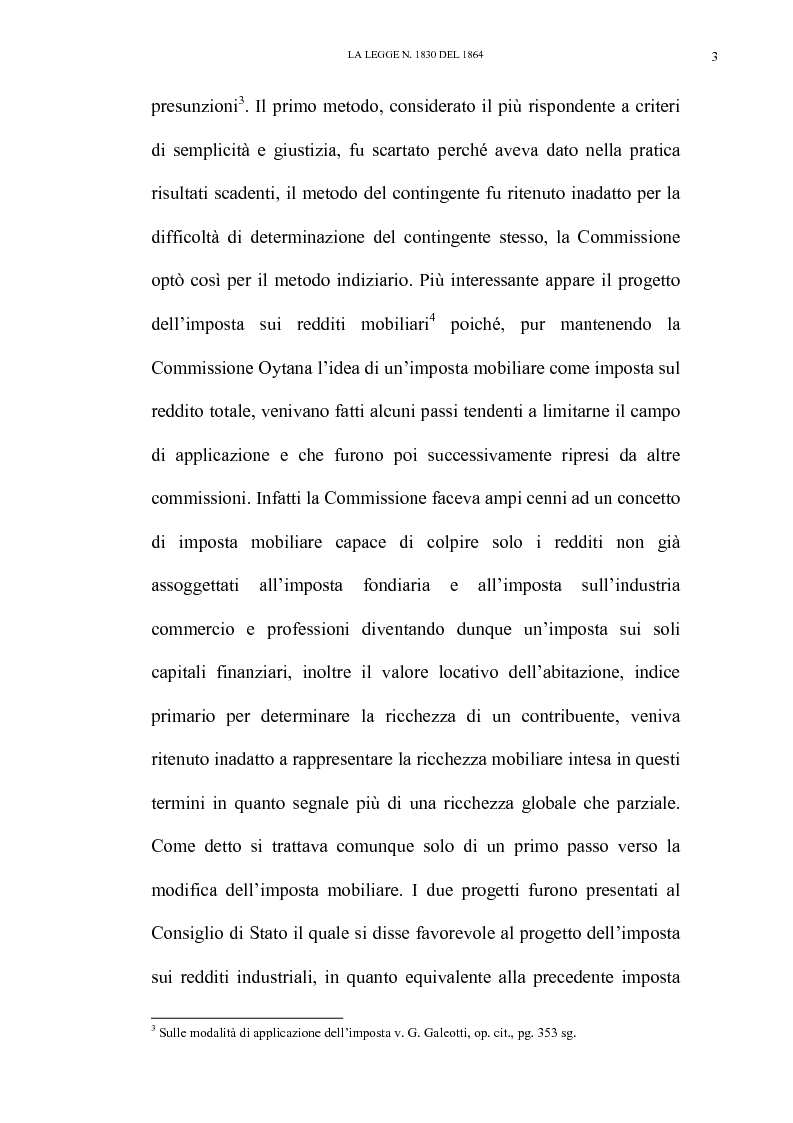 Anteprima della tesi: Nascita e linee evolutive dell'imposta sul reddito d'impresa dal 1864 ad oggi, Pagina 3