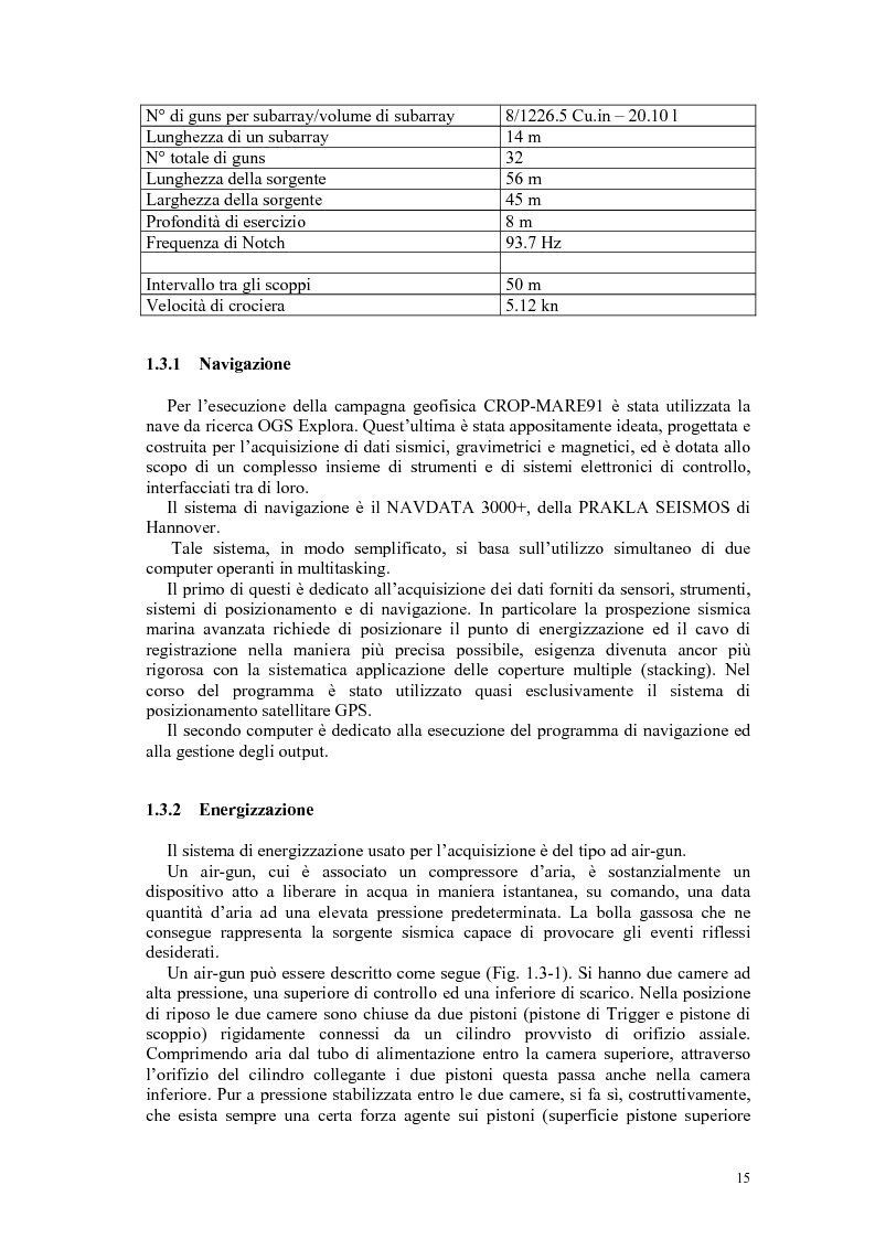 Anteprima della tesi: Rielaborazione ed interpretazione di dati sismici crostali del Margine Campano Tirrenico, Pagina 12