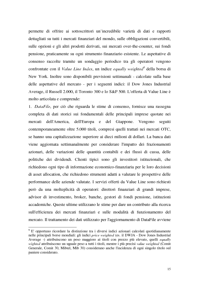Anteprima della tesi: Utili di consenso: metodologie di formazione e criteri di utilizzo, Pagina 10