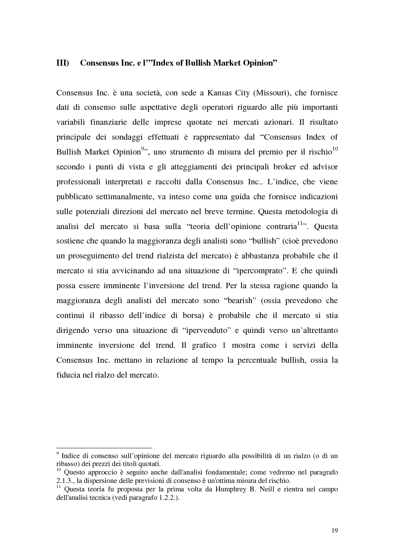 Anteprima della tesi: Utili di consenso: metodologie di formazione e criteri di utilizzo, Pagina 14