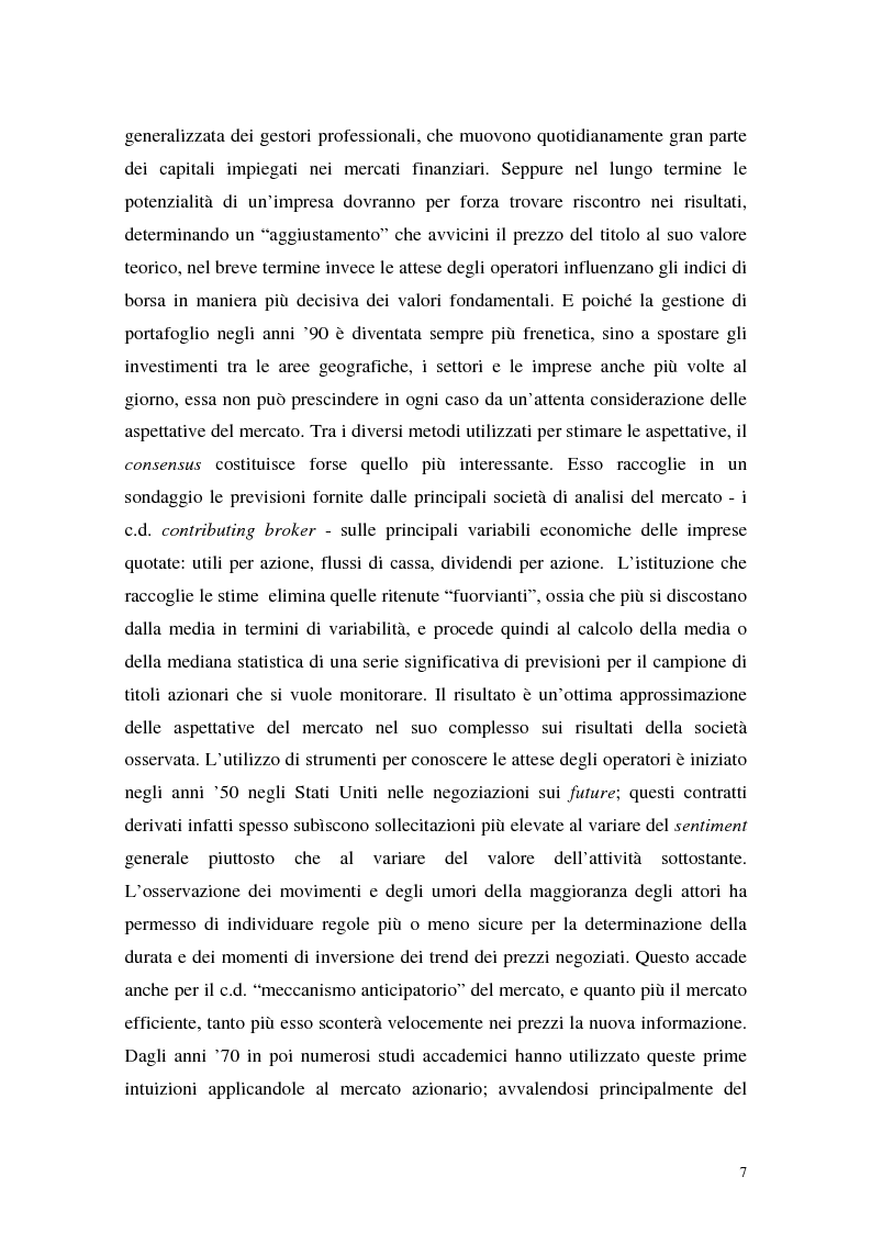 Anteprima della tesi: Utili di consenso: metodologie di formazione e criteri di utilizzo, Pagina 2