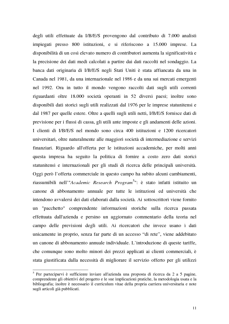 Anteprima della tesi: Utili di consenso: metodologie di formazione e criteri di utilizzo, Pagina 6
