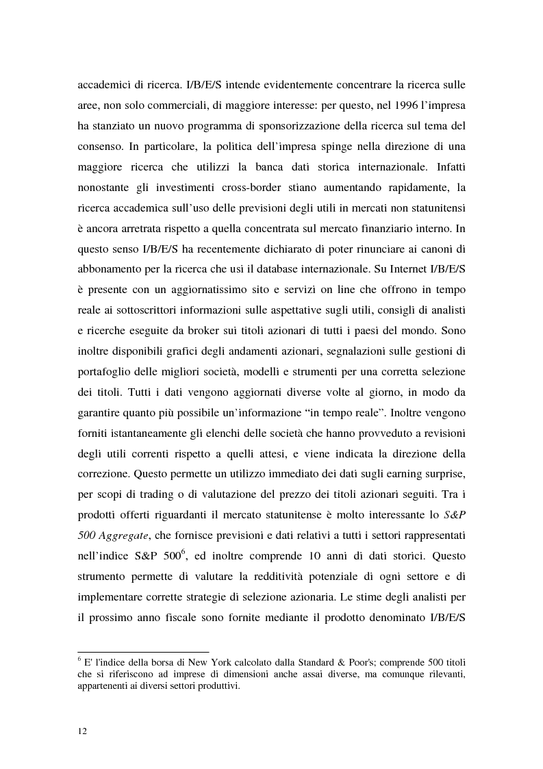 Anteprima della tesi: Utili di consenso: metodologie di formazione e criteri di utilizzo, Pagina 7