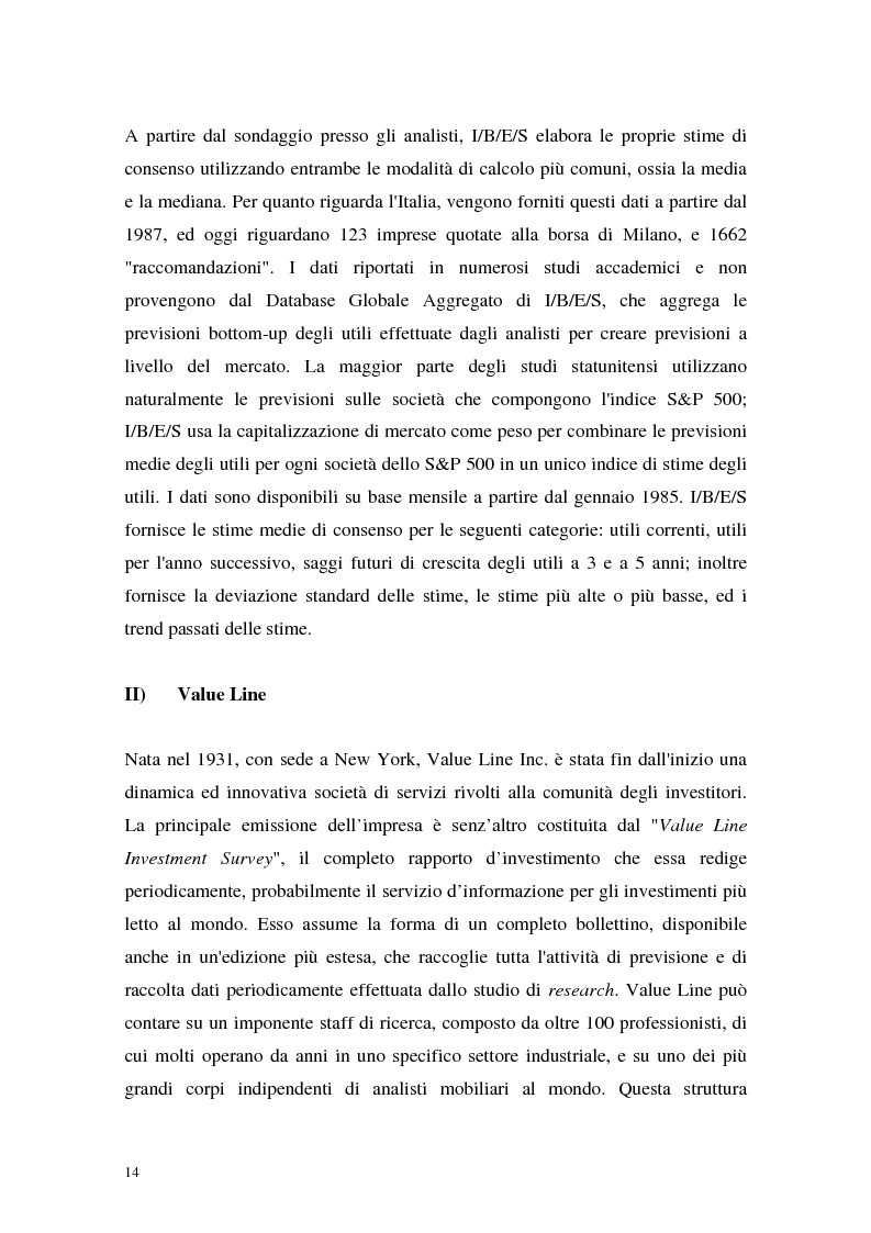 Anteprima della tesi: Utili di consenso: metodologie di formazione e criteri di utilizzo, Pagina 9