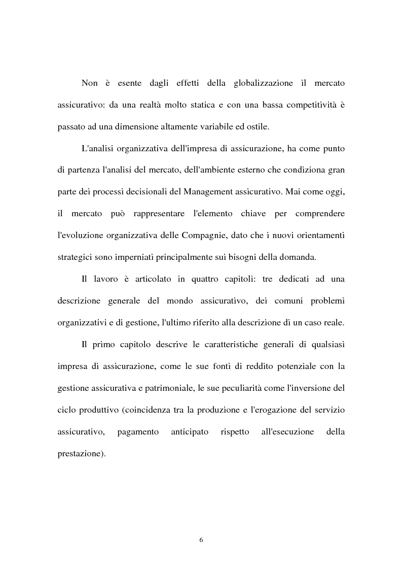 Anteprima della tesi: I sistemi organizzativi delle imprese di assicurazione. L'Aurora Assicurazioni S.p.A., Pagina 2