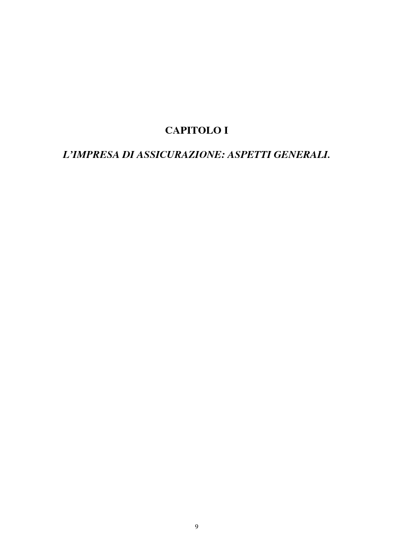 Anteprima della tesi: I sistemi organizzativi delle imprese di assicurazione. L'Aurora Assicurazioni S.p.A., Pagina 5