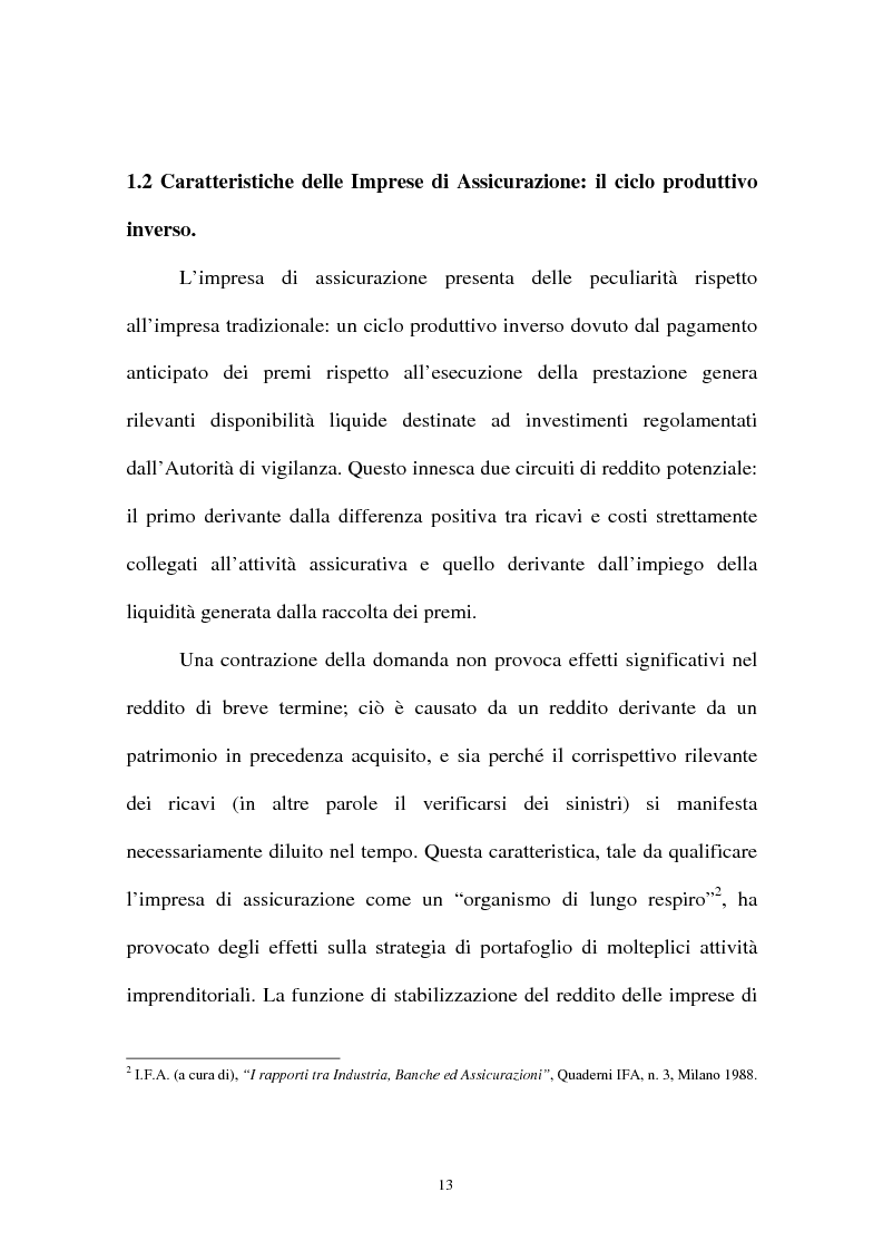 Anteprima della tesi: I sistemi organizzativi delle imprese di assicurazione. L'Aurora Assicurazioni S.p.A., Pagina 9