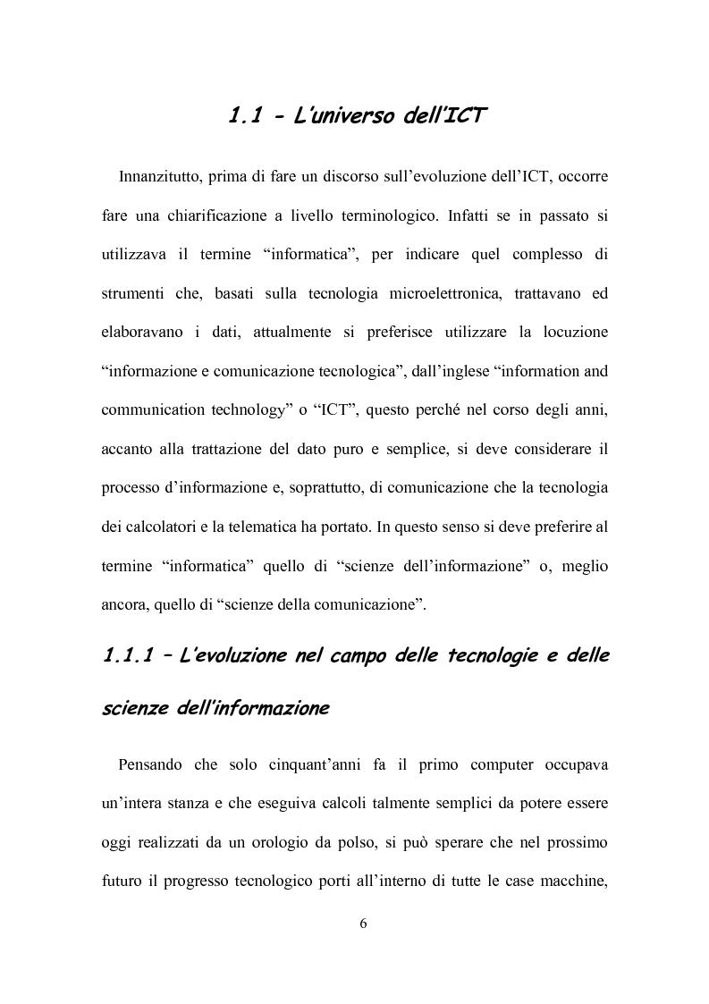 Anteprima della tesi: Computer, insegnamento, scuola: esperienze e prospettive, Pagina 3