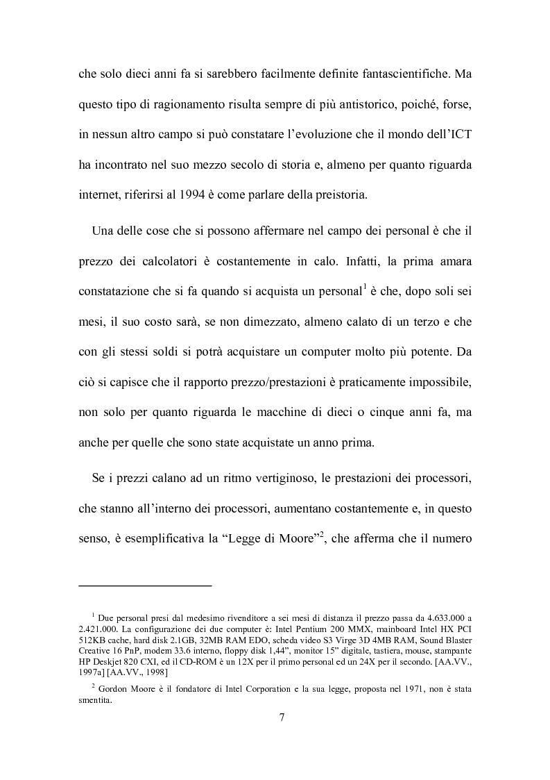 Anteprima della tesi: Computer, insegnamento, scuola: esperienze e prospettive, Pagina 4