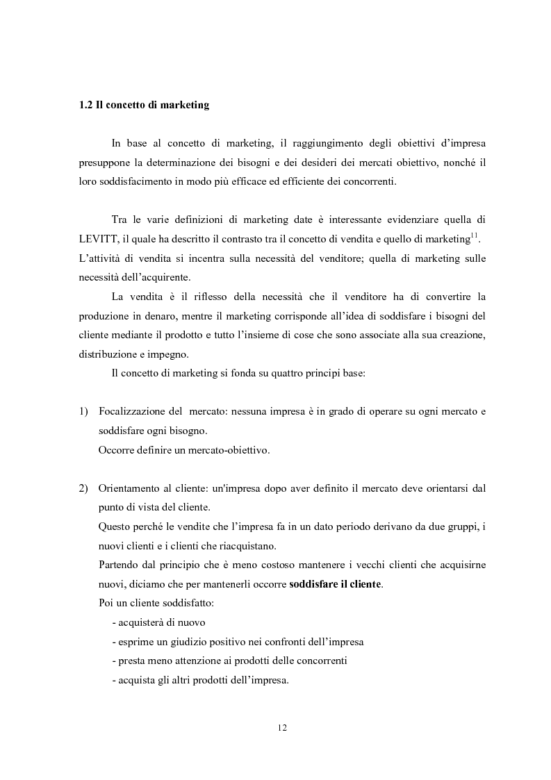 Anteprima della tesi: Il marketing mix e le sue applicazioni in aziende che operano nel settore moda, Pagina 12