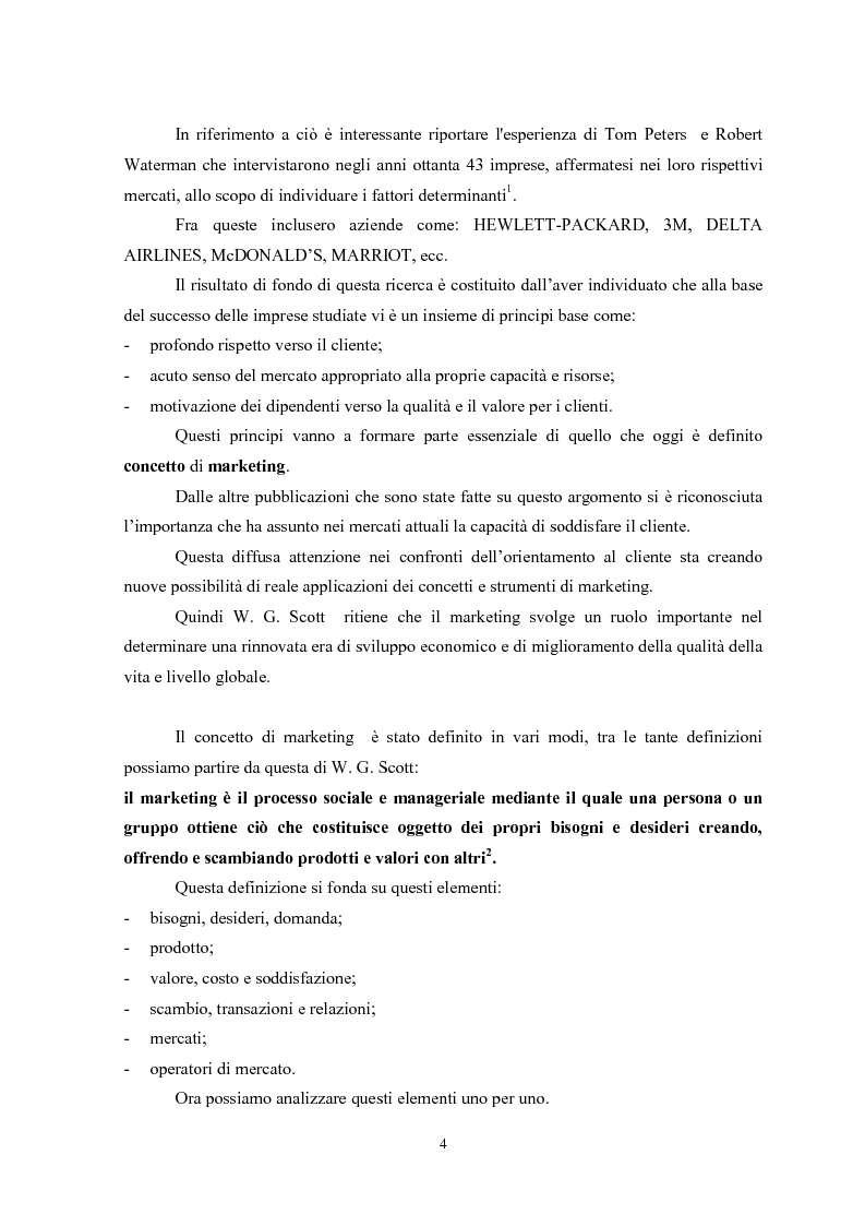Anteprima della tesi: Il marketing mix e le sue applicazioni in aziende che operano nel settore moda, Pagina 4
