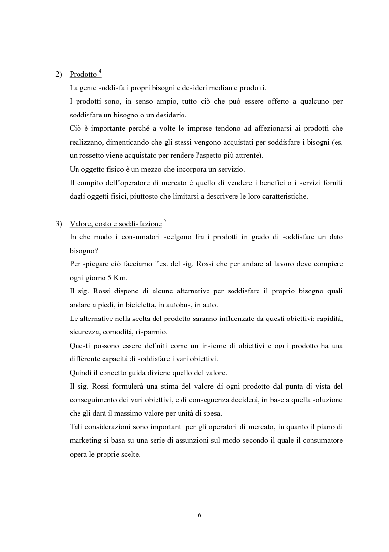 Anteprima della tesi: Il marketing mix e le sue applicazioni in aziende che operano nel settore moda, Pagina 6