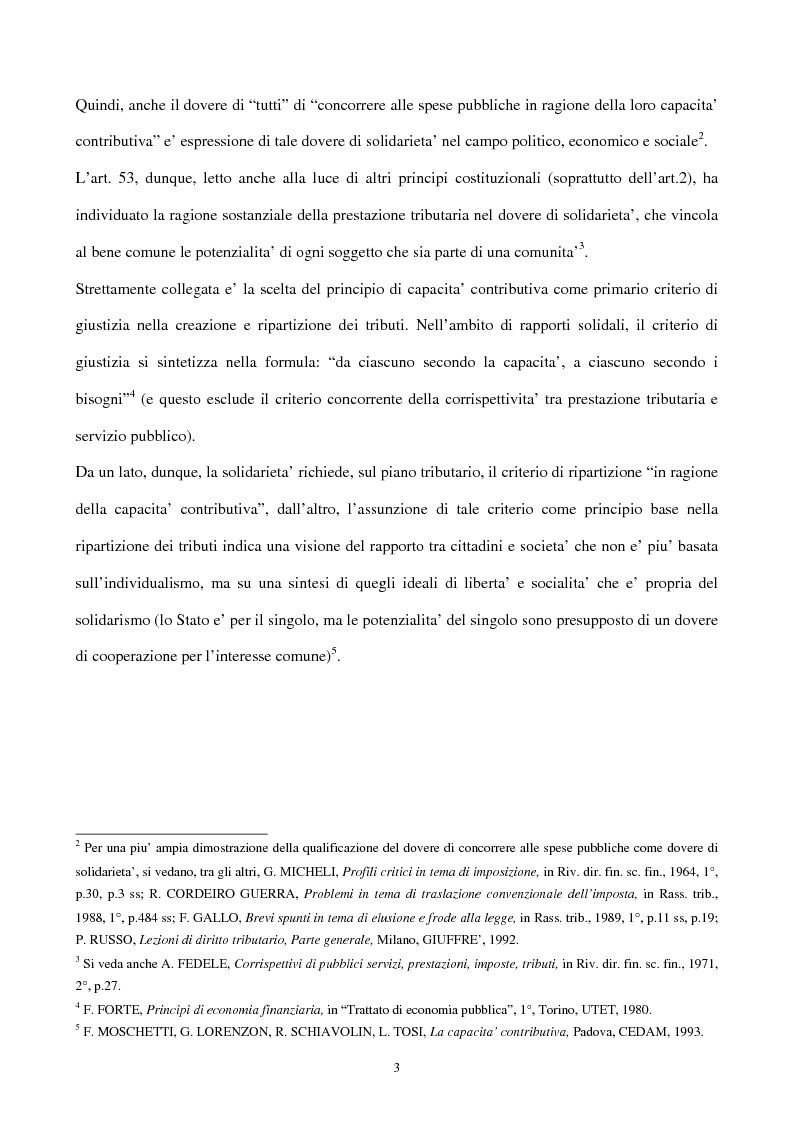 Anteprima della tesi: Il principio di capacità contributiva ed il reddito d'impresa, Pagina 3