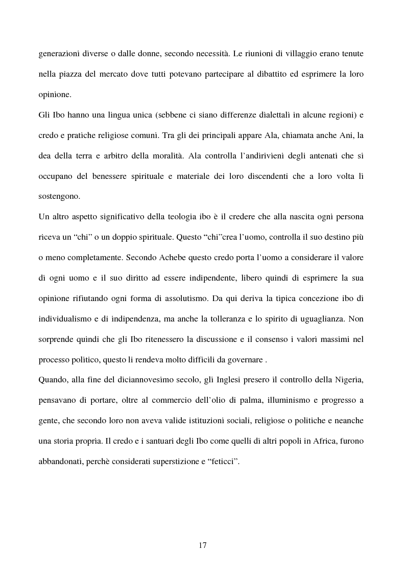 Anteprima della tesi: Tematiche e linguaggio in Anthills of the Savannah di Chinua Achebe, Pagina 12