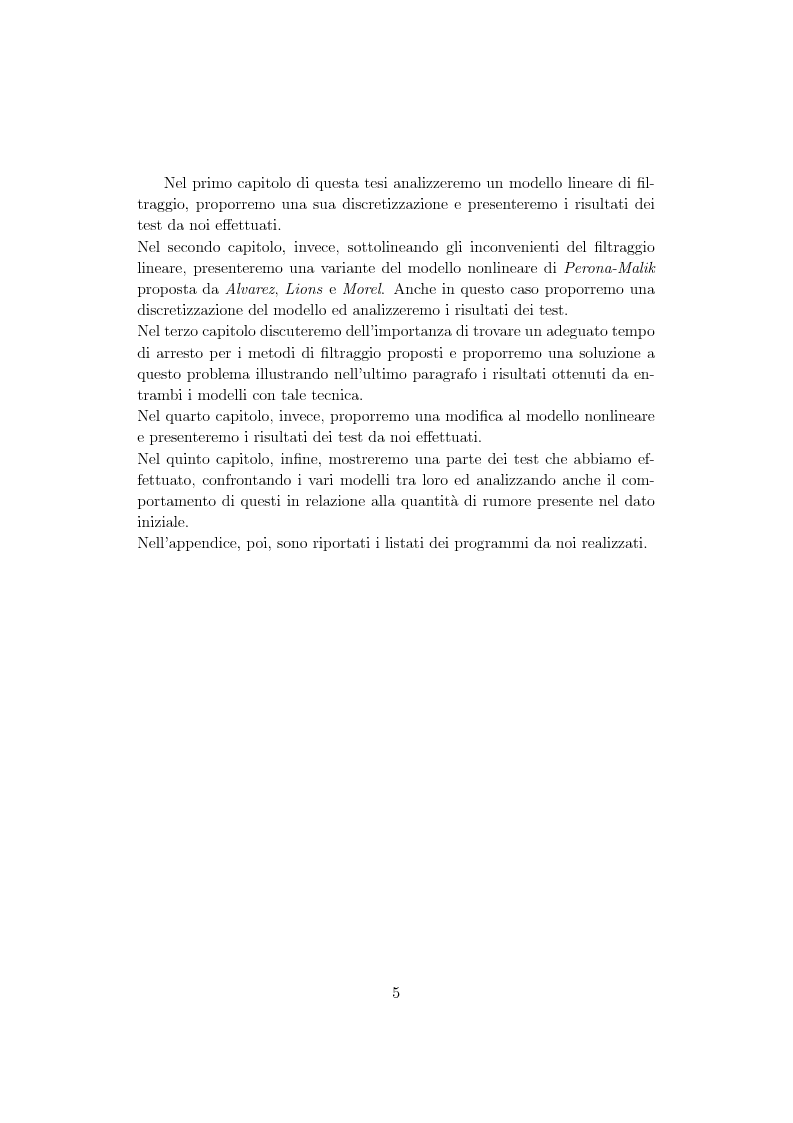 Anteprima della tesi: Metodi di controllo ottimo attivo nella elaborazione adattativa di immagine, Pagina 3