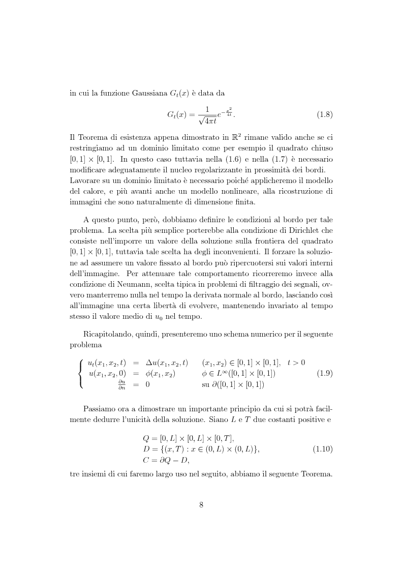 Anteprima della tesi: Metodi di controllo ottimo attivo nella elaborazione adattativa di immagine, Pagina 6