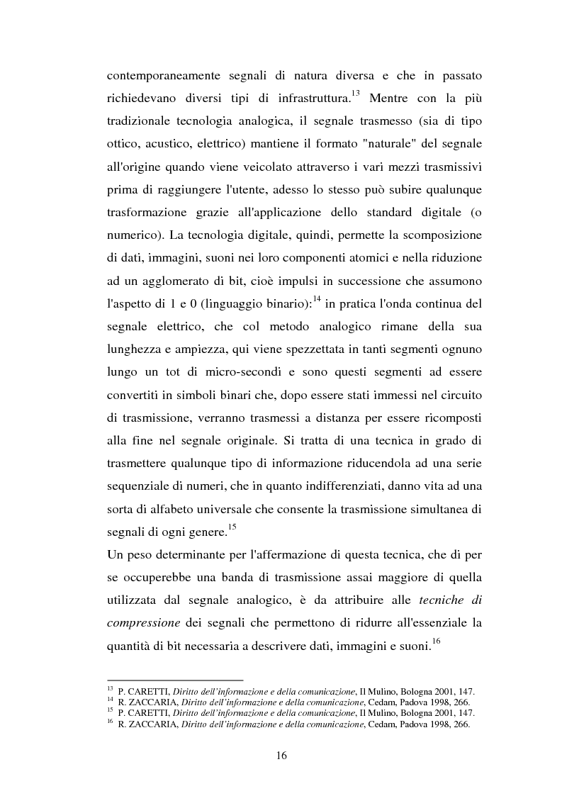 Anteprima della tesi: La libertà di informazione ed altre problematiche connesse alla telefonia mobile di terza generazione, Pagina 10