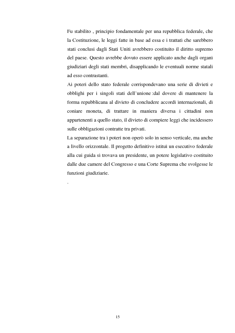 Anteprima della tesi: Evoluzione dei rapporti tra il Presidente degli Stati Uniti ed il Congresso, Pagina 11