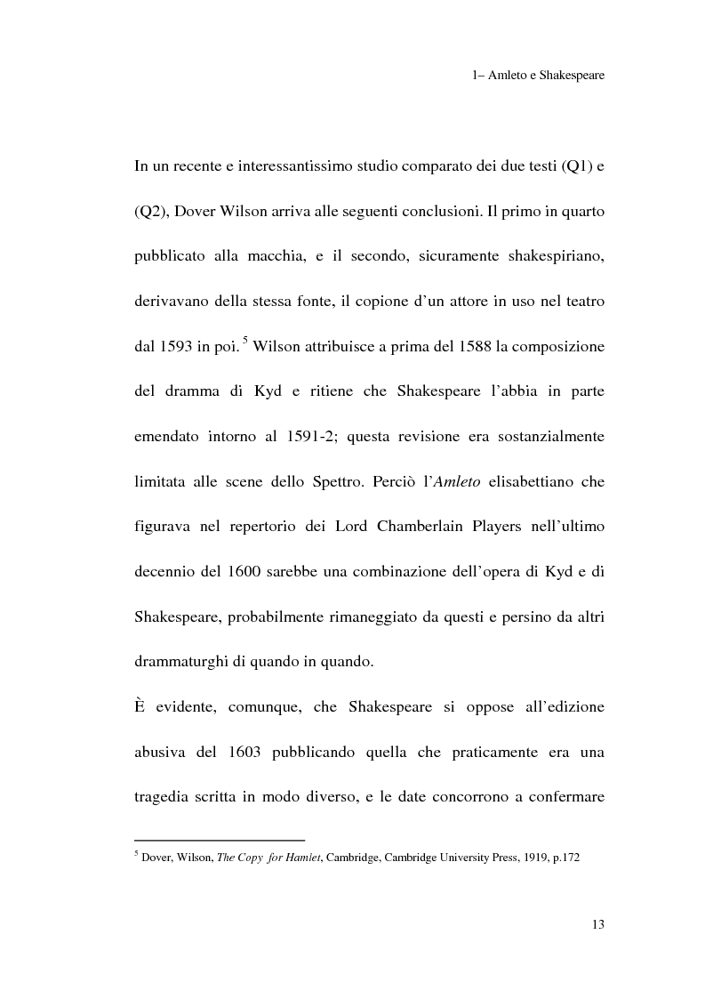 Anteprima della tesi: Amleto: so tell him the rest is silence, Pagina 11
