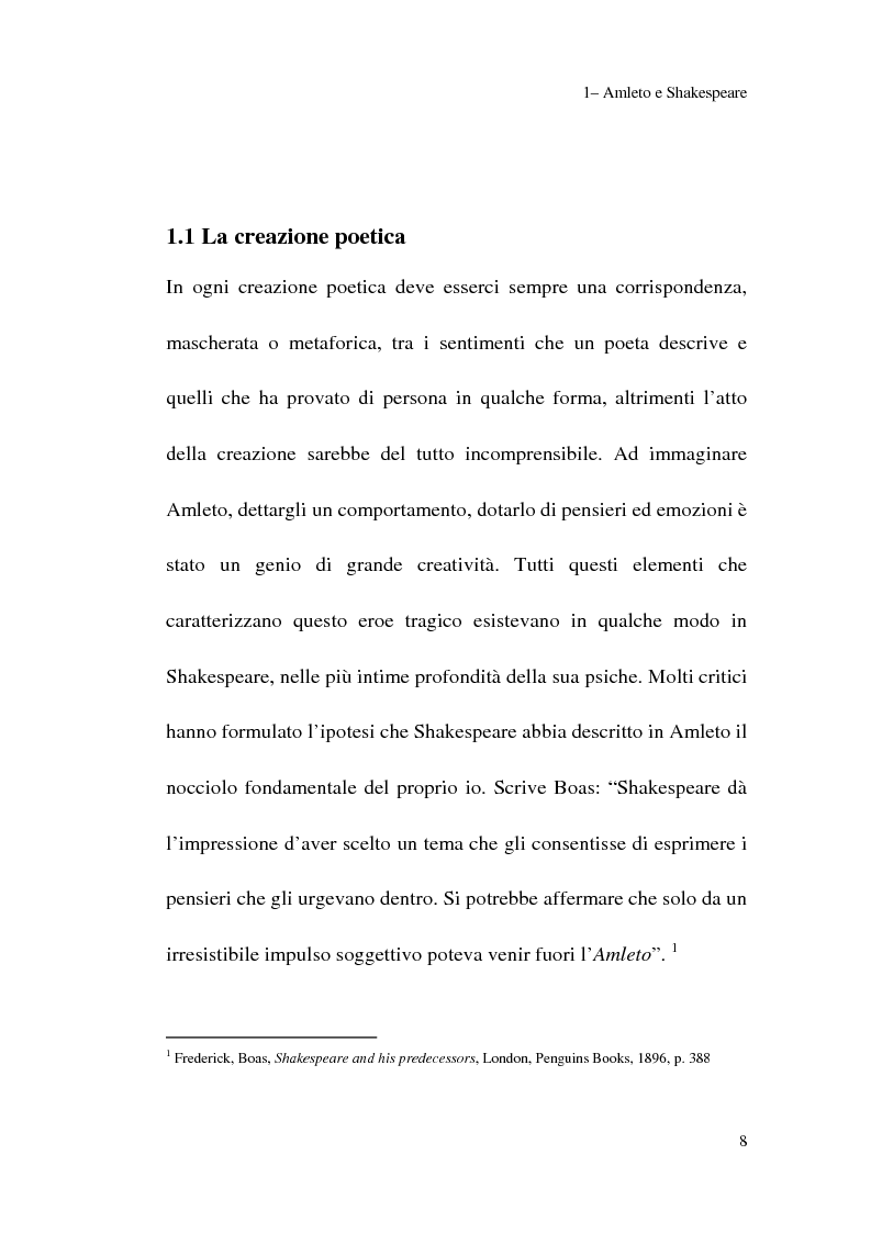 Anteprima della tesi: Amleto: so tell him the rest is silence, Pagina 6