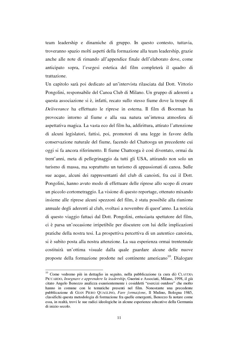 Anteprima della tesi: Formazione alla teamleadership: analisi delle dinamiche di gruppo nel film Deliverance di John Boorman, Pagina 10