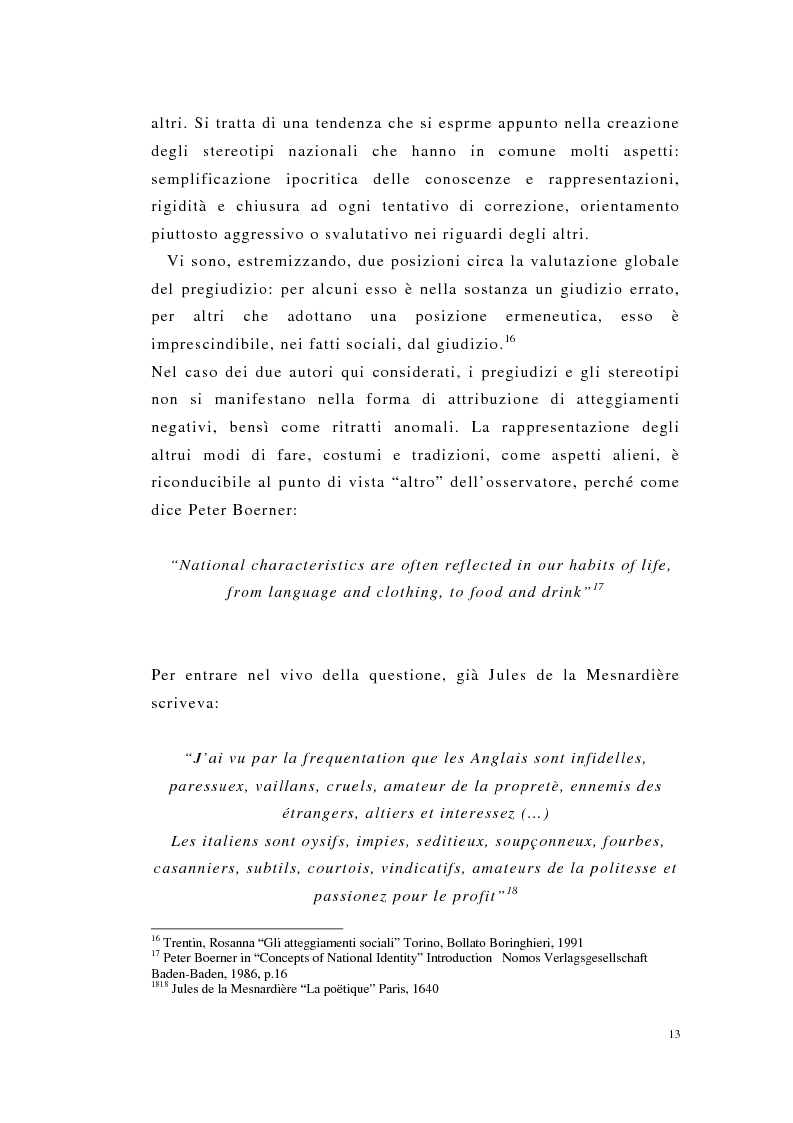 Anteprima della tesi: Englishness e italianità nei discorsi giornalistici: Tim Parks, Jeremy Paxman, Beppe Severgnini, Pagina 13