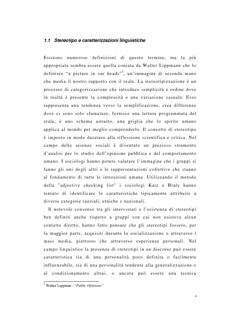 Anteprima della tesi: Englishness e italianità nei discorsi giornalistici: Tim Parks, Jeremy Paxman, Beppe Severgnini, Pagina 4