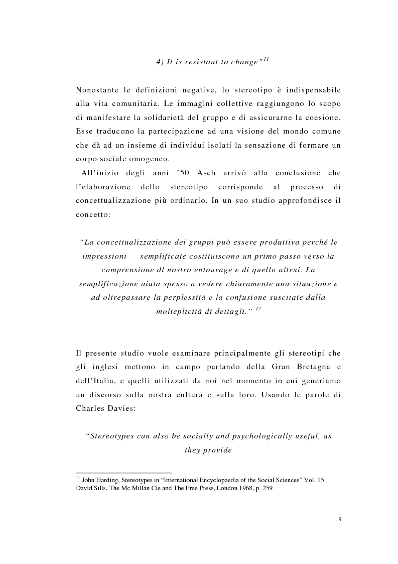 Anteprima della tesi: Englishness e italianità nei discorsi giornalistici: Tim Parks, Jeremy Paxman, Beppe Severgnini, Pagina 9