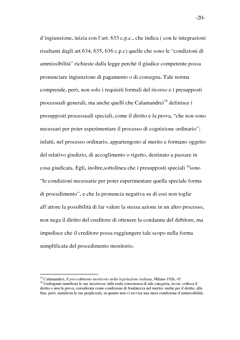 Anteprima della tesi: L'esecutorietà provvisoria del decreto ingiuntivo, Pagina 15