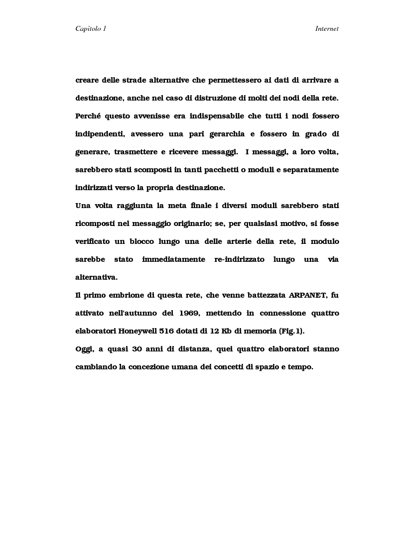 Anteprima della tesi: La comunicazione nelle comunità virtuali. Il chattista alla ricerca di Sè., Pagina 10