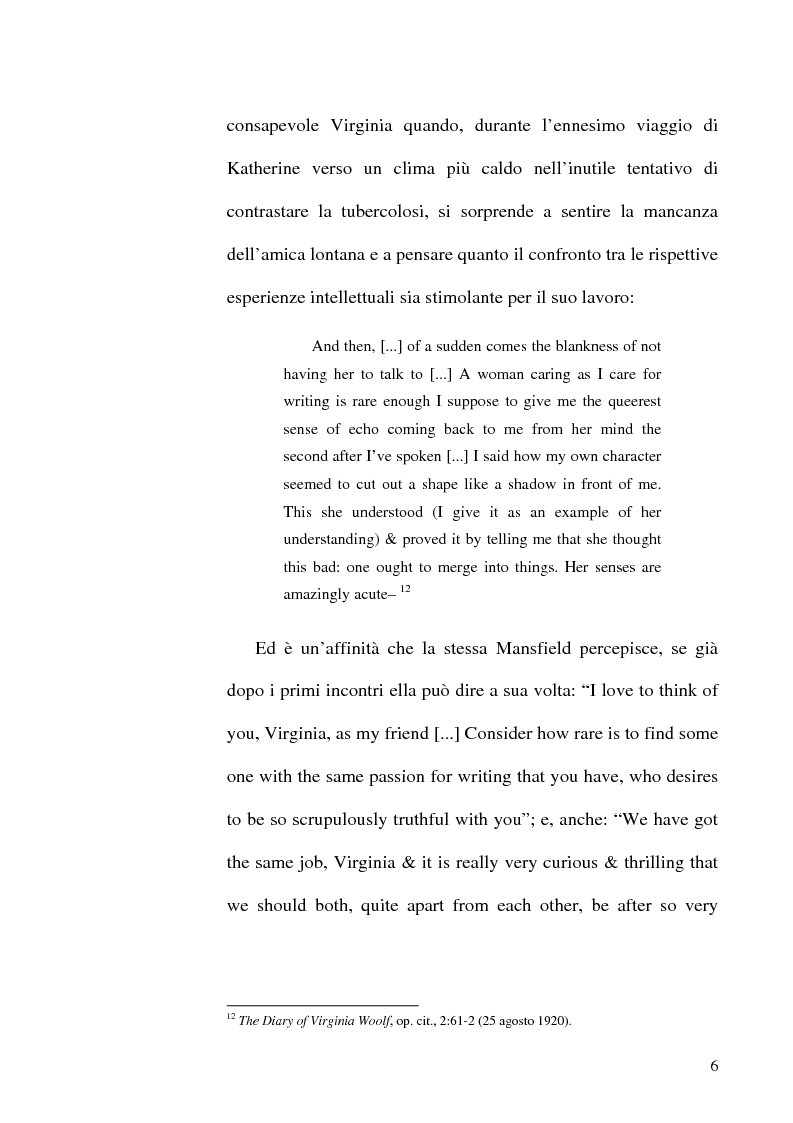 Anteprima della tesi: Simbologia nei racconti di Katherine Mansfield, Pagina 6