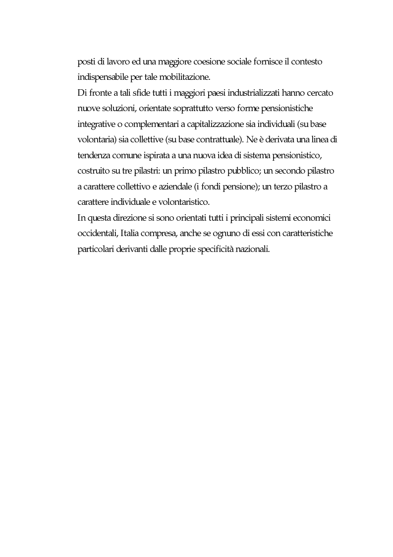 Anteprima della tesi: I fondi pensione: finora e in futuro, Pagina 13