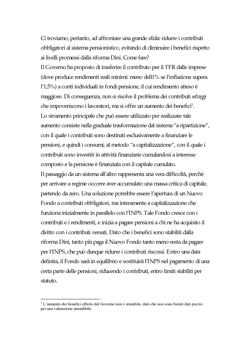 Anteprima della tesi: I fondi pensione: finora e in futuro, Pagina 2
