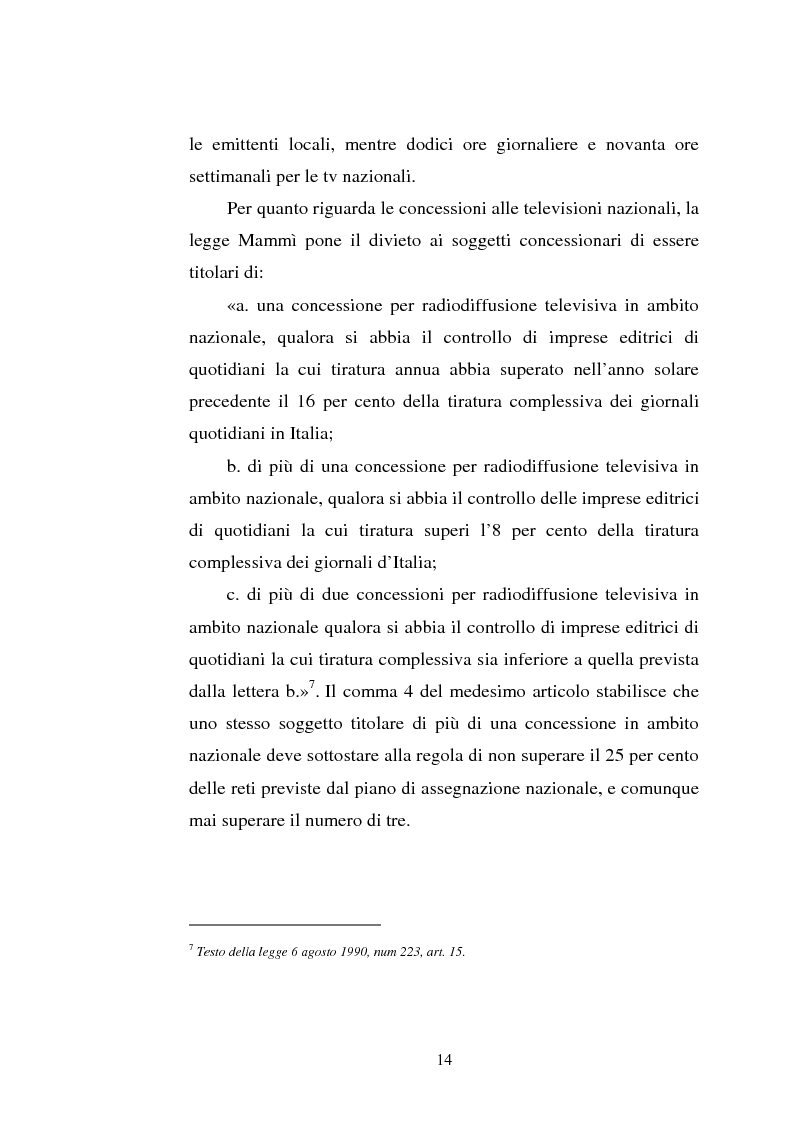 Anteprima della tesi: Palinsesti televisivi ed immagine di rete nelle televisioni locali: il caso di Bergamo tv, Pagina 10