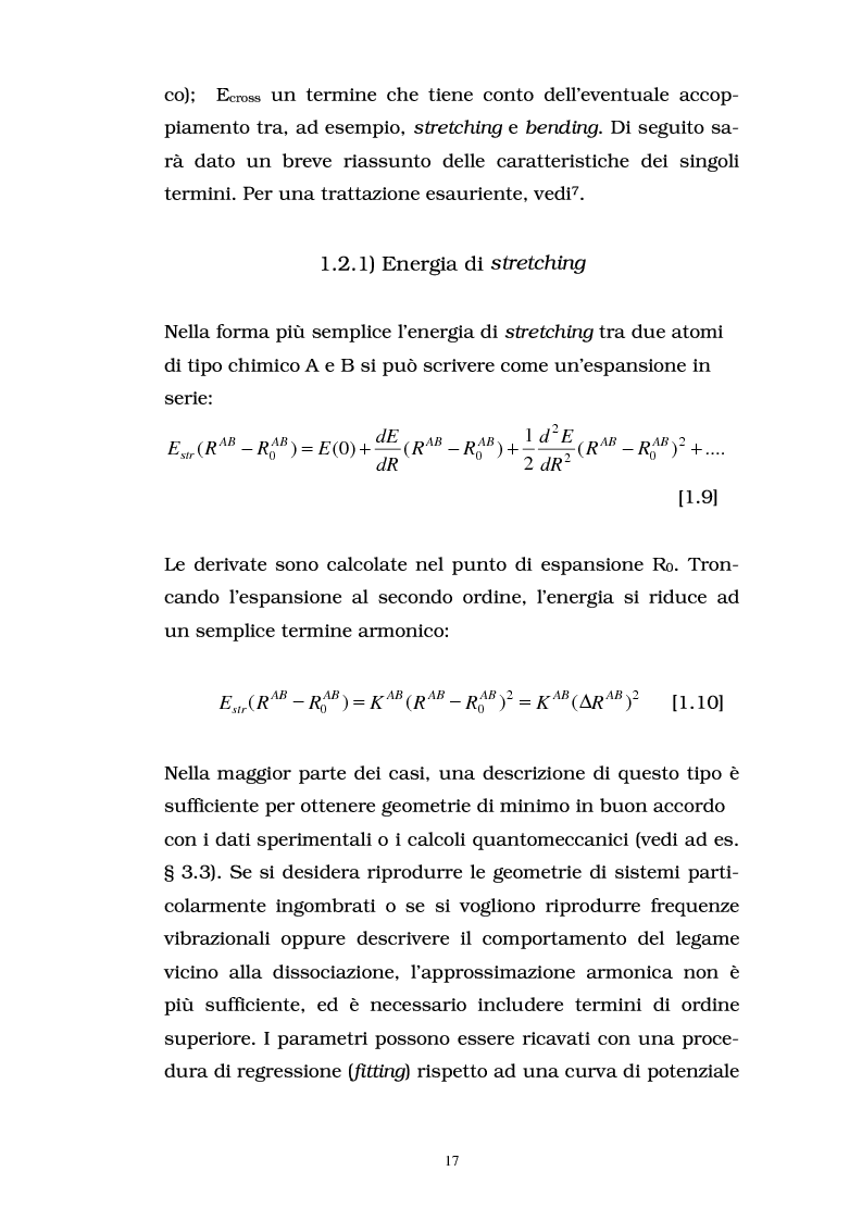Anteprima della tesi: Studio delle proprietà energetiche e molecolari di sistemi chimici di interesse biologico con metodi teorico-computazionali, Pagina 11