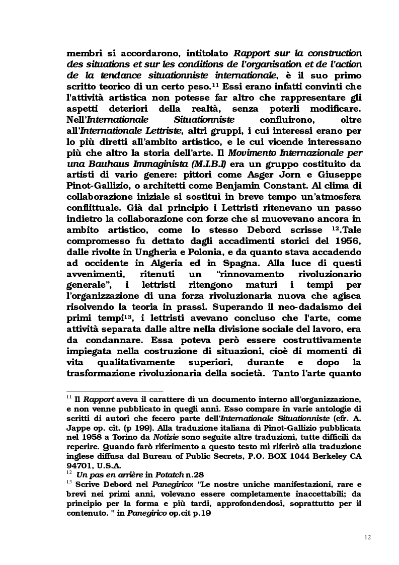 Anteprima della tesi: Guy Debord - Tra avanguardia e critica sociale, Pagina 9