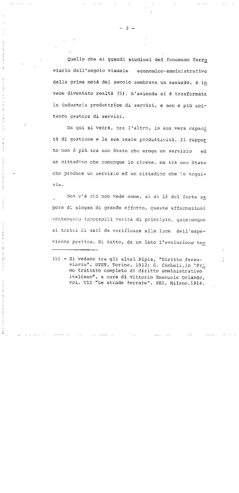 Anteprima della tesi: La trasformazione delle Ferrovie dello Stato - Legge 210/85, Pagina 5
