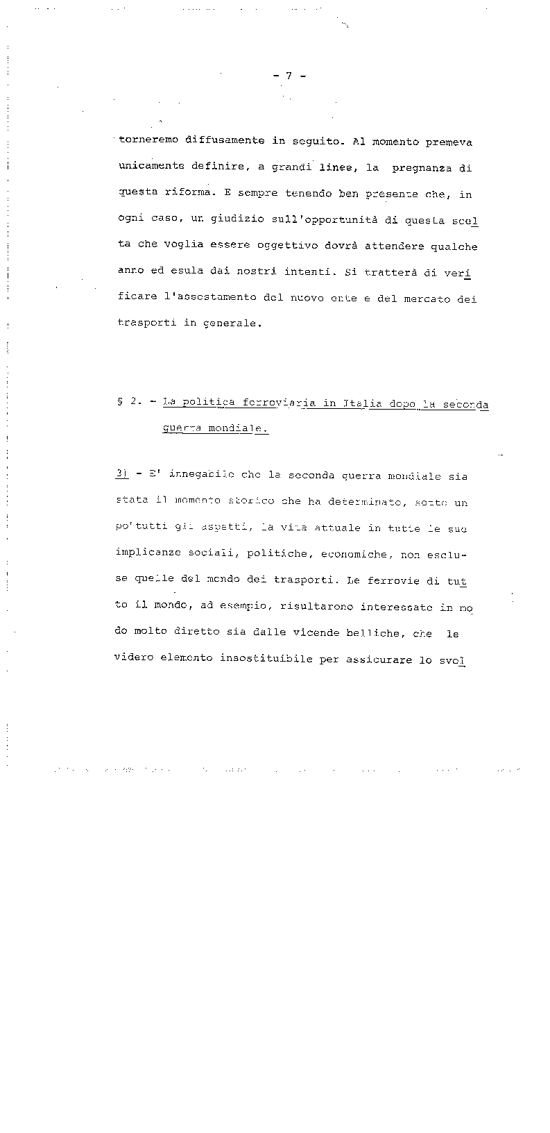 Anteprima della tesi: La trasformazione delle Ferrovie dello Stato - Legge 210/85, Pagina 7