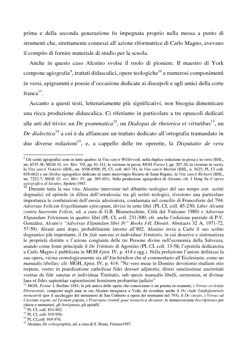 Anteprima della tesi: Il Liber manualis, commento ai salmi penitenziali, 118 e graduali di Alcuino di York, Pagina 4