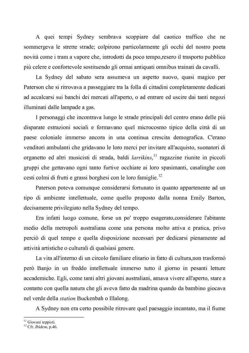 Anteprima della tesi: "Banjo" Paterson: la ballata e il bush, Pagina 8