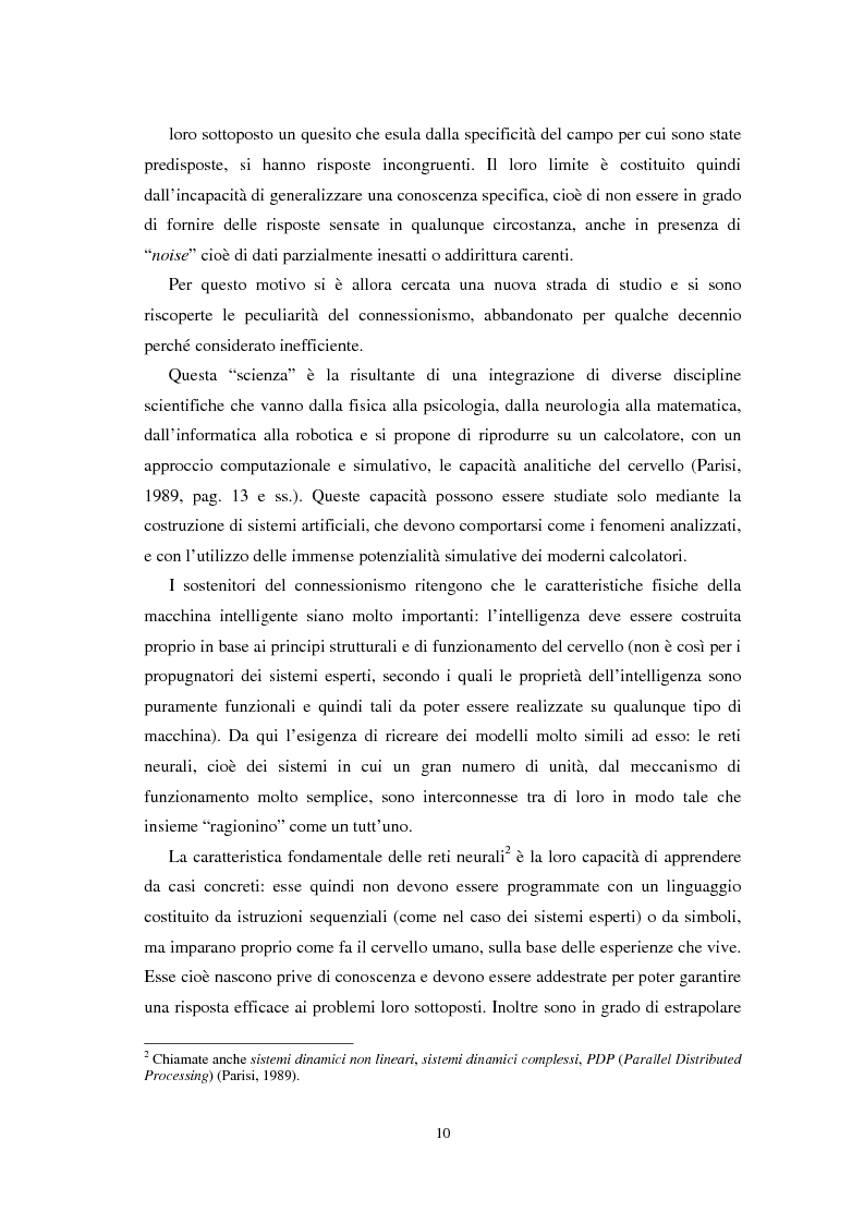 Anteprima della tesi: Applicazioni statistiche delle reti neurali alle insolvenze delle compagnie di assicurazione, Pagina 6