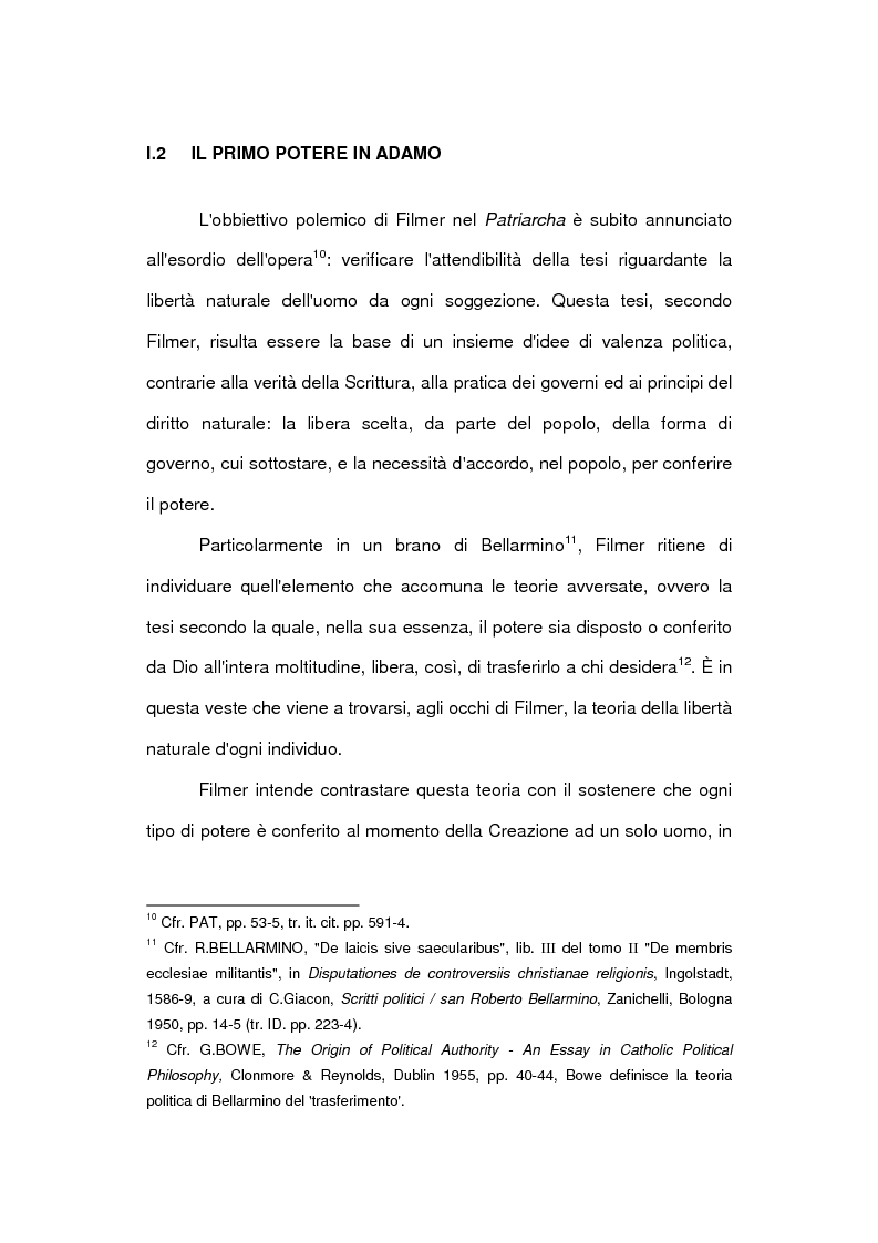 Anteprima della tesi: La famiglia e lo stato: il Patriarcha di Robert Filmer, Pagina 6