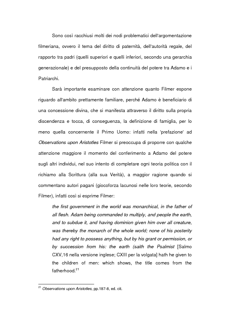 Anteprima della tesi: La famiglia e lo stato: il Patriarcha di Robert Filmer, Pagina 9
