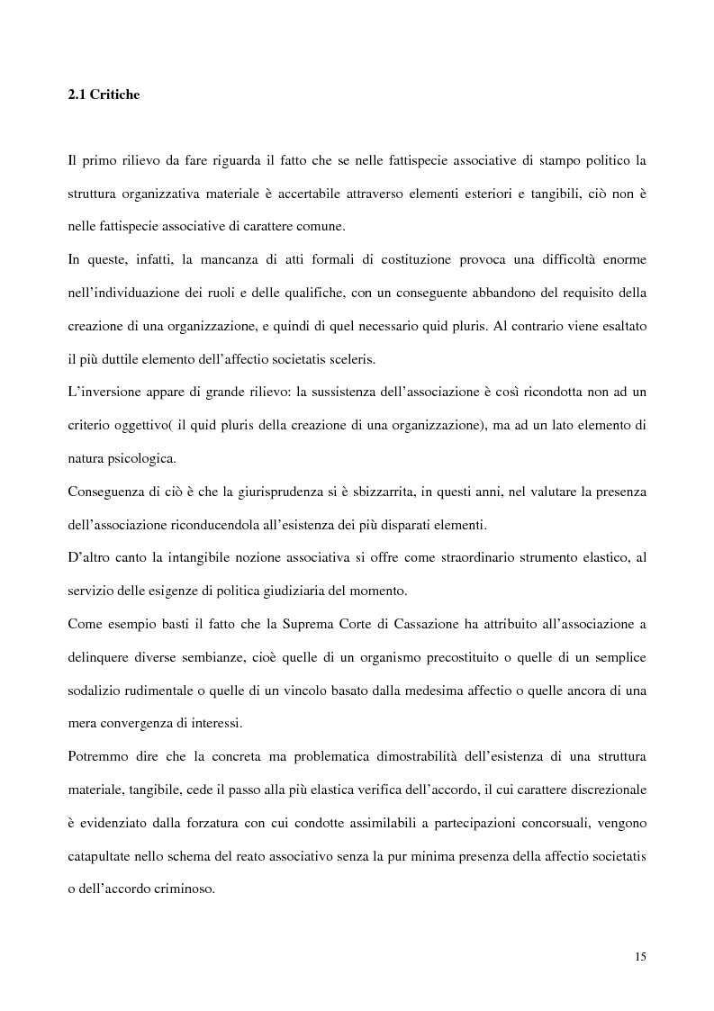 Anteprima della tesi: Il concorso esterno all'associazione mafiosa, Pagina 11