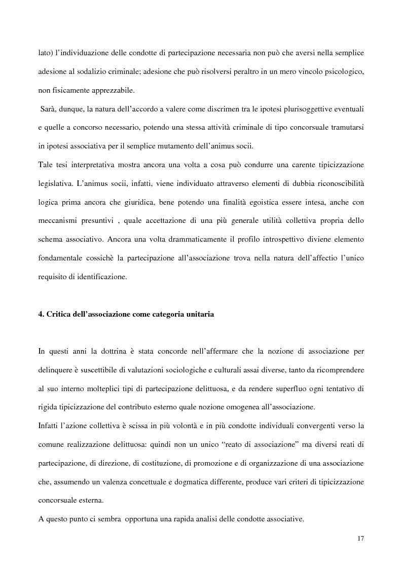 Anteprima della tesi: Il concorso esterno all'associazione mafiosa, Pagina 13