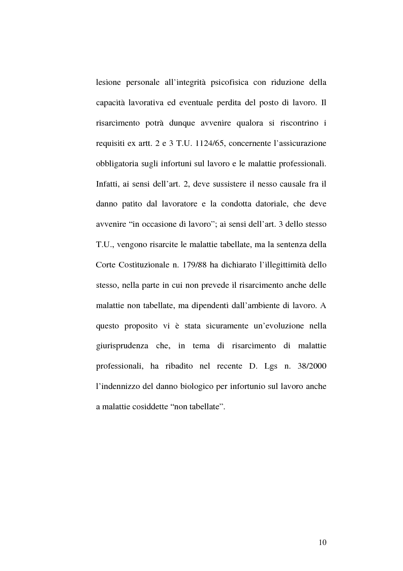 Anteprima della tesi: Il fenomeno del mobbing: la tutela del lavoratore, Pagina 6